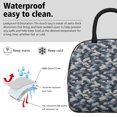 thumbnail image 3 of Insulated Lunch Bag for Women, Floral Print Oxford Fabric Lunch Box, Leakproof Thermal Cooler Tote for Work, School & Picnic, Camo, Camouflage Print, 3 of 5