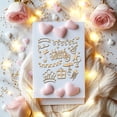 thumbnail image 4 of 2 Set Happy Birthday Laser Cut Chipboard Embellishments 5.7x6 Inch Wooden Balloons Craft Shape Banner Silhouette Cutouts for Card Making and Scrapbooking, 4 of 9