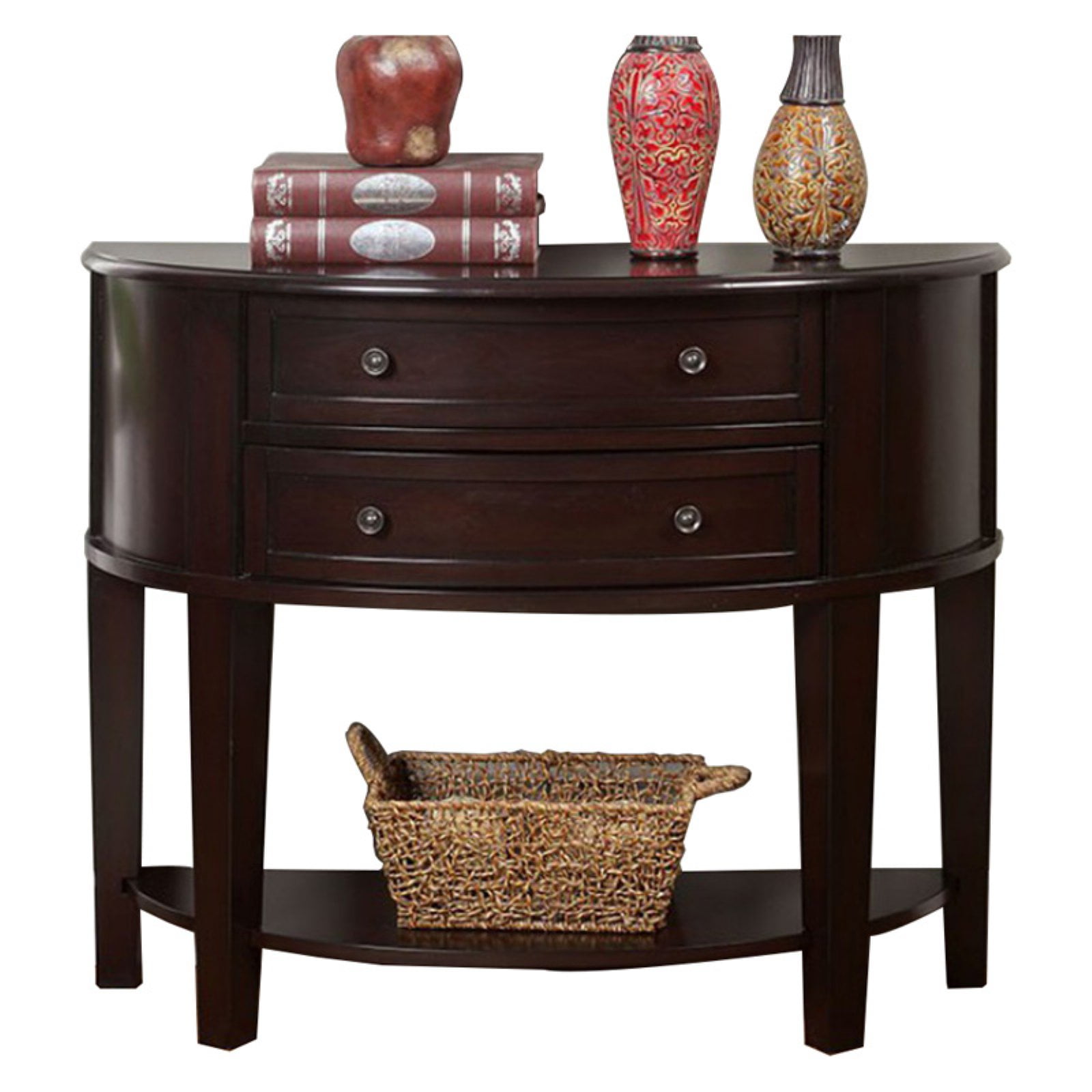 Chanti Transitional Espresso Side Table
