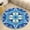 Flannel-2, variant on Blue Agate Gold Vein Art Round Area Rugs for Bedroom Living Room, 5FT Soft Indoor Circle Carpets, Carpet Home Decor Floor Mat