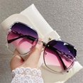 thumbnail image 1 of Luxury Brand Design Vintage Rimless Rhinestone Sunglasses Women Men Fashion Sun Glasses Oversized Sunscreen Shades, 1 of 5