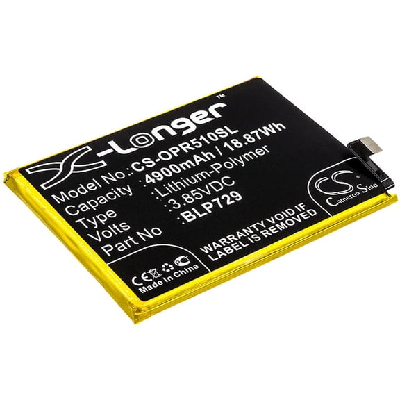 4900mAh BLP729 Battery for OPPO Realme 5i