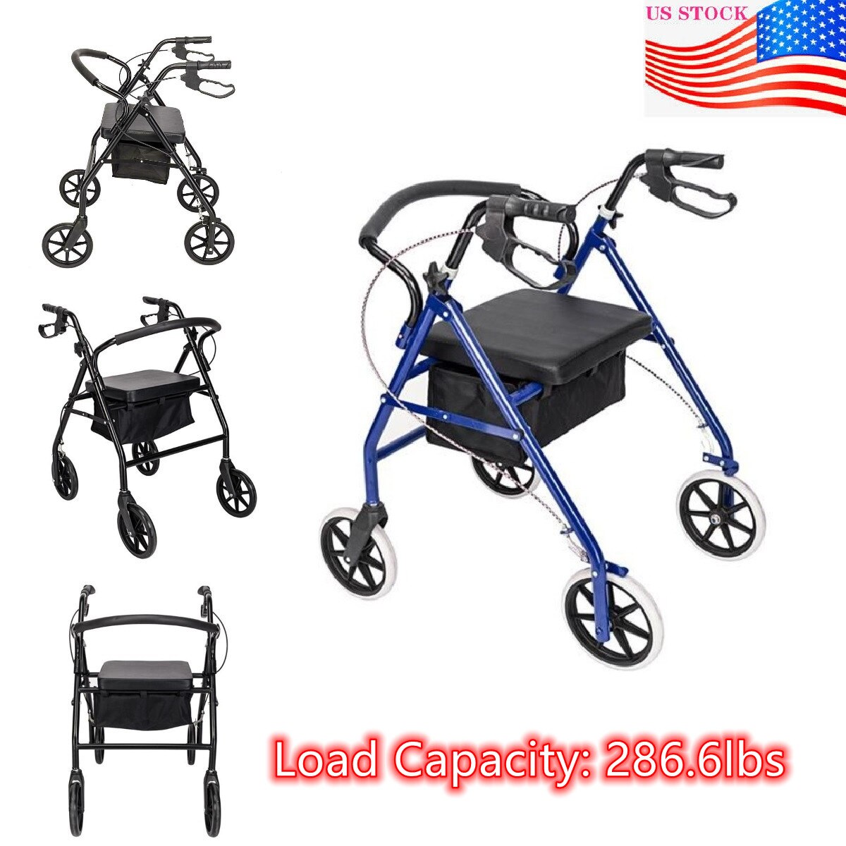 Walkers For Seniors/Lightweight,Rolling Walkers For Elderly,Rollator