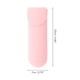 thumbnail image 2 of Unique Bargains 1 Pc Convenient Makeup Bag for Travel Pink Silicone, 2 of 4