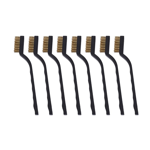 Piezas y accesorios de impresora 3D Cepillo de alambre de cobre y latón Cepillo para rascar con mang Eccomum Latón 8 piezas