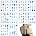 thumbnail image 1 of 10 diseños minimalistas elegantes y modernos de pegatinas para tatuajes pequeños, 1 of 7
