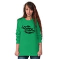 thumbnail image 4 of Cute Cardio Weights Protein Shakes Women's Long Sleeve T Shirt Brisco Brands M, 4 of 6