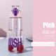 thumbnail image 5 of Botella de bebida de 600 ml Taza de agua para beber para acampar Senderismo Correr (rosa) Ndcxsfigh Para Estrenar, 5 of 6