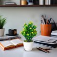 thumbnail image 4 of Clearance! Dmlowu Fake Plants No Fade Sturdy Artificial Plants Indoor Mini Greenery Potted Outdoor Faux Plants for Indoor Garden Office Table Room Home Decor, 4 of 7