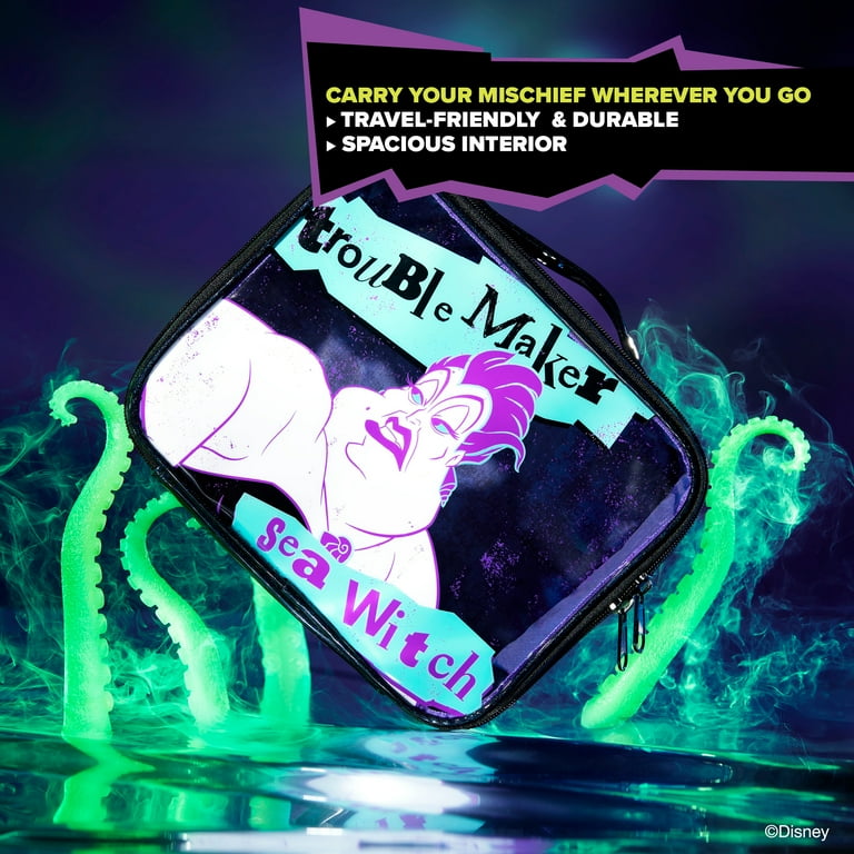 Wet n Wild Disney Villains. Ursula Makeup Bag, Troublemaker Sea