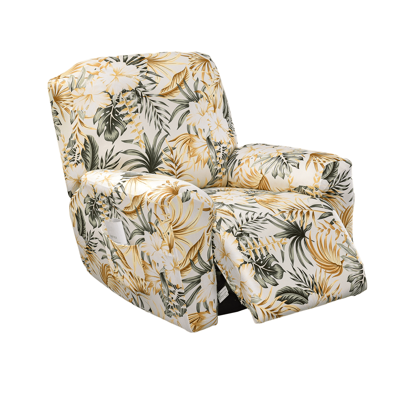 EcoAncheng Recliner Slipcover 4 Piece Recliner Chair Cover with