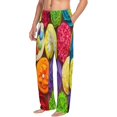 thumbnail image 2 of Daiia Brightly Colored Cupcakes Men's Sleep Pant with Pockets and Drawstring,Pajama Pants-XX-Large, 2 of 9