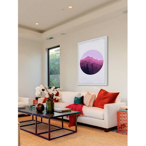 Marmont Hill "Purple Sunset" Framed Painting Print