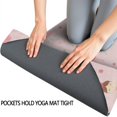 thumbnail image 3 of Ballet Swan Princess Pattern Hot Yoga Mat Towel Non Slip for Hot Yoga - Quick-Drying Yoga Mat Cover with 4 Corner Pockets with Travel Bag - Hot Yoga Towel Non Slip 74"x26", 3 of 6