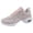 Pink, variant on Women's Jazz Shoes Fashion 𝖫a𝖼e Up Sneakers Modern Dance Shoes Comfortable Cushion Sport Shoes Casual Outdoor Walking Dance Shoes Lightweight Platform Trainers Shoes