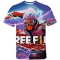 thumbnail image 3 of Camiseta de videojuego Free Fire, camiseta de manga corta con estampado 3D para hombre, camisetas casuales de verano, ropa para hombre, camisetas para adolescentes, camiseta, 3 of 4