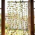 thumbnail image 6 of 7.2FT Flower Garland Fake Rose Vine Artificial Hanging Rose Ivy Hanging Floral Garlands Wedding Arch Garden Background Decor Fake Flower Garland Artificial Rose Blossom Vine, 2Pcs(Pink,86.6x2"), 6 of 9