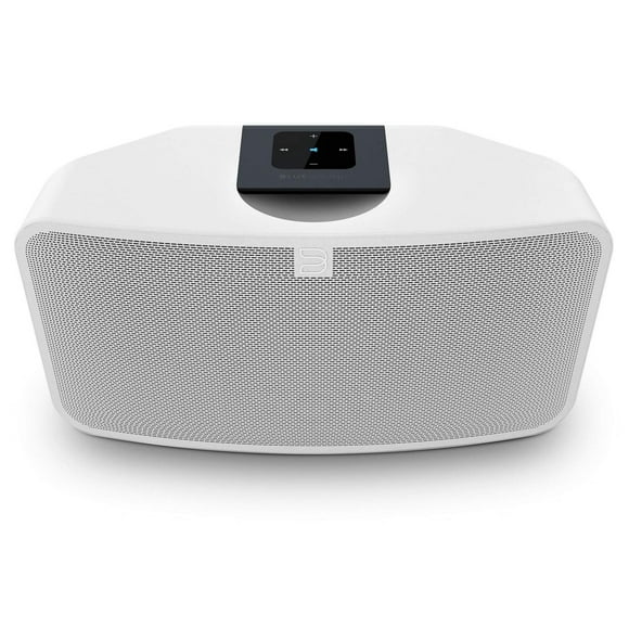 Bluesound PULSE MINI 2i Compact Wireless Multi-room Smart Speaker with Bluetooth -White - Works with multicolor