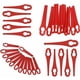 thumbnail image 1 of Juego de cuchillas para cortacésped de jardín, color rojo, 10 x 5 mm, 150 piezas, 1 of 5
