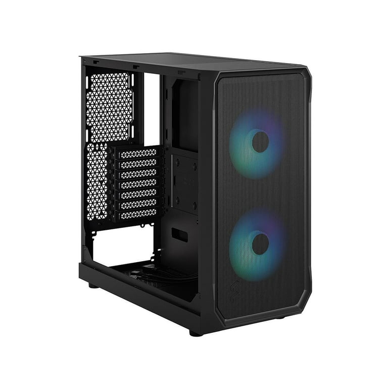 Fractal Design Focus 2 RGB Black Mid Tower Tempered Glass PC Case