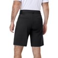 thumbnail image 3 of MIER Men's Flat Front Stretch Golf Shorts, 7 Inch Lightweight Shorts with 4 Pockets for Travel Hiking Casual, Black, 40W x 9L, 3 of 7
