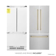 thumbnail image 4 of ZLINE KITCHEN AND BATH RBIVZSN36G french door built in refrigerator, 4 of 5