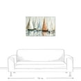 thumbnail image 3 of Creative Products Muted Sailboats On Water 36 x 24 Canvas Wall Art, 3 of 5