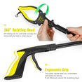 thumbnail image 4 of KEKOY 32" Foldable Reacher Grabber Tool with Light, Trash Claw Grabber, Reaching Aid Tool for Trash Pick up, Nabber, Litter Picker,Yellow, 4 of 10