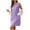 Purple, variant on yillto Womens T Shirt Dress Summer Casual Sleeveless Crewneck Loose Tank Mini Dresses with Pockets