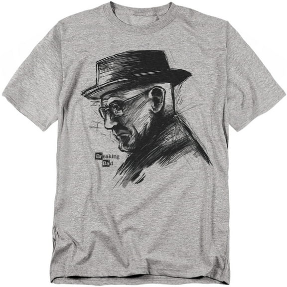 Breaking Bad T-Shirt Heisenberg Sketch Unisex Graphic Tee for Men & Women