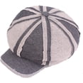 thumbnail image 5 of CoCopeaunts Men Women Beret Shabby Patchwork Style Cotton Female Berets Casual Artist Painter Octagonal Newsboy Cap, 5 of 8