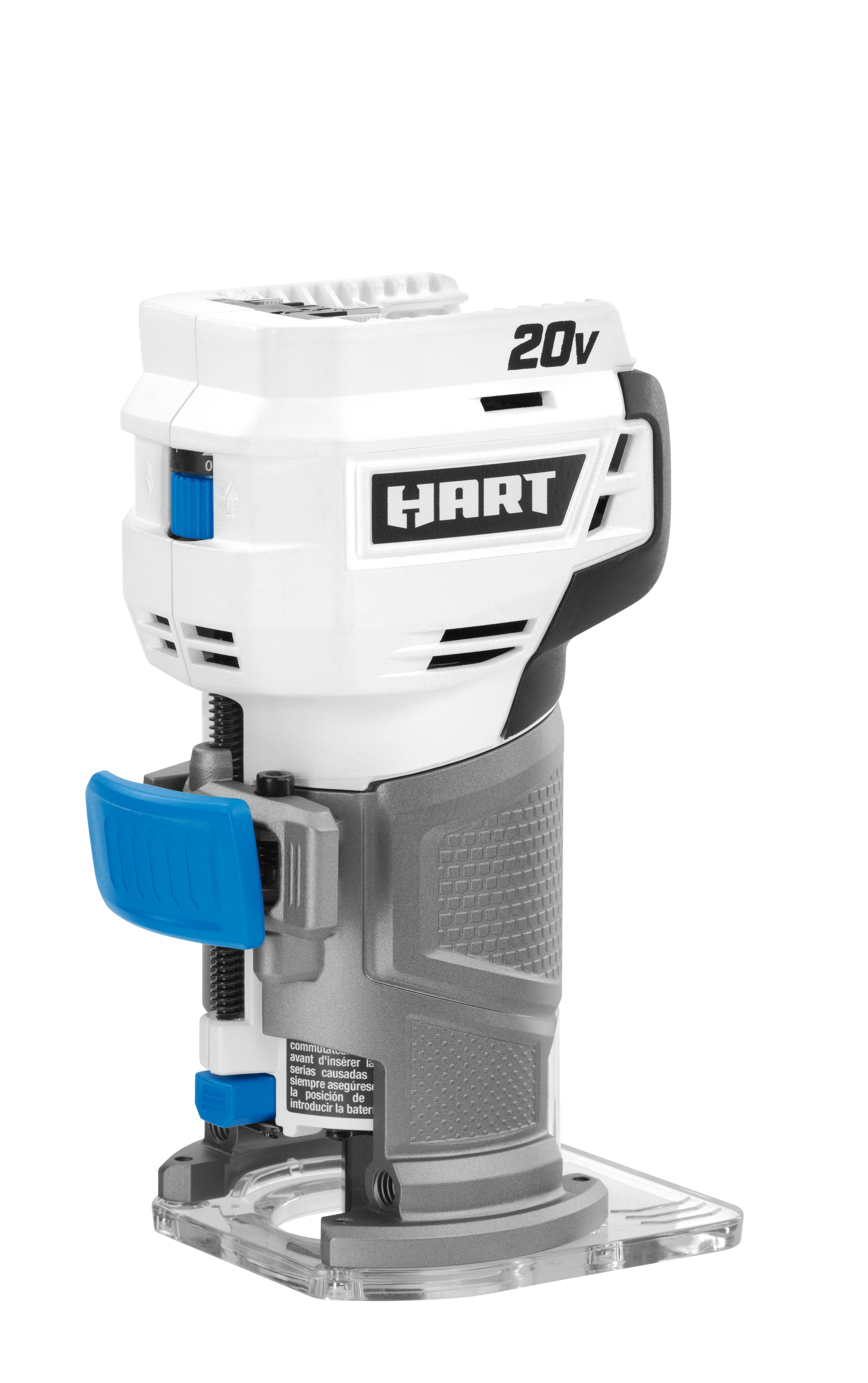HART 20-Volt Cordless Trim Router for Cutting, Shaping and Trimming (Battery Not Included)