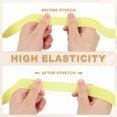 thumbnail image 3 of Uxcell High Elasticity Sewing Elastic Bands for Craft Projects Light Yellow 1/8 Inch x 11 Yards, 3 of 7