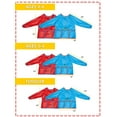 thumbnail image 4 of Kids Art Smock - Long Sleeve Painting Aprons with Velcro-Like Seal, Pockets and Elasticated Tightened Cuffs - Waterproof and Paint Repellent - by alpree, 4 of 5