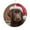 Pattern-1, variant on Ornament Black Lab Christmas Cardinal Bird Ceramic Double Sided Tree Xmas Ornament 1st Xmas Holiday Puppy Christmas Tree Decoration Indoor Outdoor Yard Xmas Gift