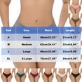thumbnail image 4 of Swuxness Women's Breathable Briefs Underwear, Panties for Women, Women's Solid Color Low Waisted Comfortable Breathable Stylish Briefs Panties for Women Wine, M, 4 of 5