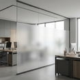 thumbnail image 7 of REGALWOVEN Frosted Window Privacy Film, Non Adhesive Static Cling Glass Stickers Sun Control Door Covering Decals for Home Matte Silver 39.4 x 23.6 Inch, 7 of 7