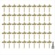thumbnail image 1 of 50 Sujetadores de Cercas de Alambre de Aleación de Zinc para Clavos de Cercas de Madera Blanda para Agricultura, Jardinería, Tornillo de Grapas para Cercas Reutilizados, 1 of 5
