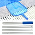 thumbnail image 2 of Aluminum Alloy Pool Cleaning Pole: Multifunctional And Detachable For Storage - Random color, 2 of 7