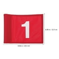 thumbnail image 3 of RENACLIPY Red Nylon Golf Flags for Yard Practice and Putting Training, 2 Pieces Golf Accessories, 3 of 6