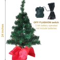 thumbnail image 2 of Árbol de Navidad Juegoal Mini, paquete de 2 unidades, 60 cm con 50 luces LED, 2 of 8