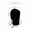 thumbnail image 3 of Linnome Plush Hat and Scarf Integrated Knit Cap Warm Winter Accessory for Cold Weather Daily Use and Outdoor Adventures, 3 of 6