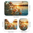 thumbnail image 3 of Butterfly Shower Curtain Sets with Rugs 4 Piece Rustic, 3 of 8
