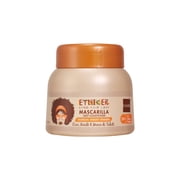 ETNIKER Afro-textured, Curly & Wavy hair Wash Kit: Styling Cream, Nourishing Shampoo, and Deep Conditioning Mask with Coconut, Shea Butter & Monoi Oil. Free S&S Mineral Oil, Parabens (3piece Set)