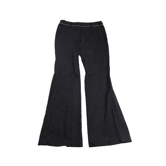 Nanette Lepore Black Festive Flare Embellished Pants 12