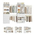 thumbnail image 6 of Homieasy 49-127 inch Adjustable Closet Organizer System with 6 Drawers, Walk-in Closet System and Storage System with 5 Hanging Rods & Shelves for Closet/Bedroom, White, 6 of 7