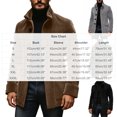 thumbnail image 4 of Fall Outfits Corduroy Jackets for Men Button Front Lapel Long Sleeve Office Jacket, 4 of 6