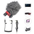 thumbnail image 2 of Microphone vidéo à condensateur omnidirectionnel en alliage d'aluminium VBESTLIFE avec pare-brise pour téléphone, 2 of 4