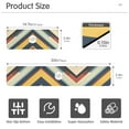 thumbnail image 3 of Yayeee Faucet Mat for Kitchen Sink 14.7" Diatomite Long Splash Guard Pad, Retro Colorful Stripes, 3 of 7