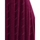 thumbnail image 4 of Vestido Talla Extra Terciopelo Manga Campana Rosegal  vestidos vintage tallas grandes, 4 of 5